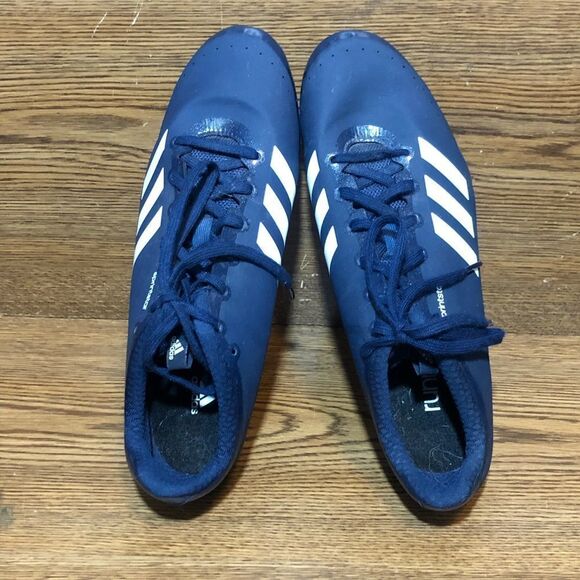 Adidas womens sprintstar blue track spikes cleats size 9.5 AF5602 - Picture 3 of 9